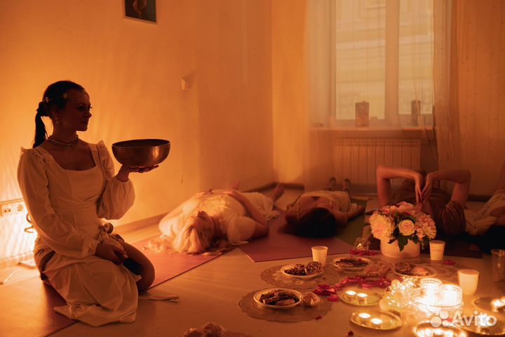 Медитация/массаж поющей чашей