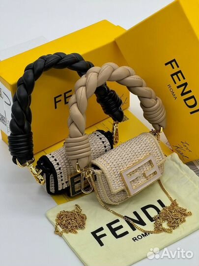 Сумка женская Fendi nano baguette