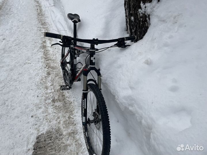 Горный двухподвесной велосипед cube