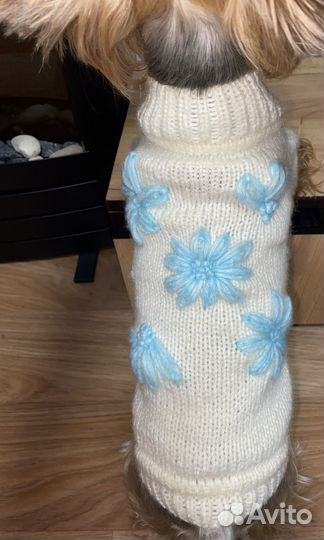 Вязаный свитер для собак