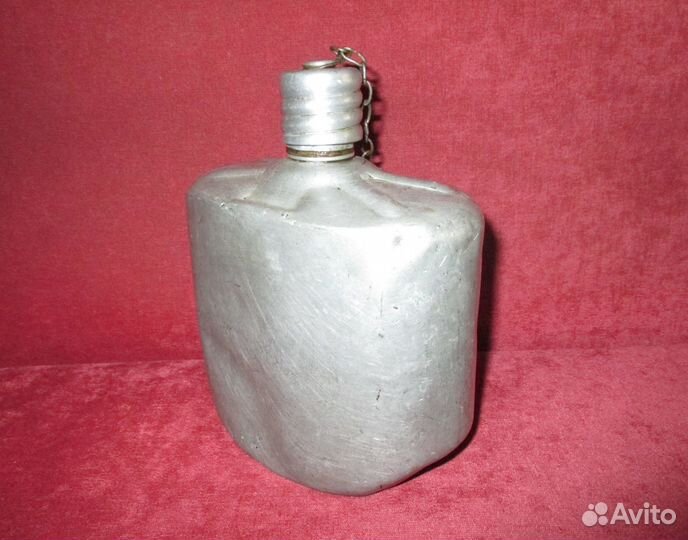 Фляжка алюминиевая армейская.Термос.СССР.оригинал