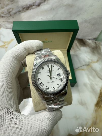 Наручные часы rolew datejust 41mm white