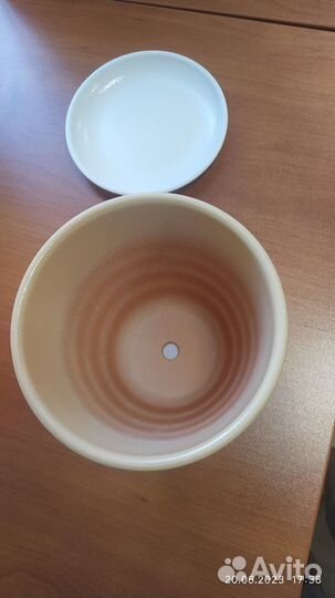 Горшок цветочный керамический