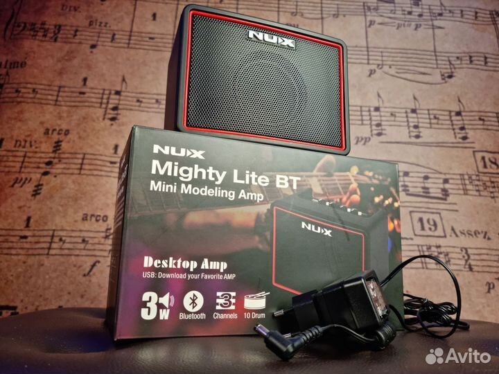 Гитарный усилитель с эффектами портативный