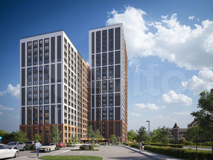 2-к. квартира, 63,5 м², 23/25 эт.