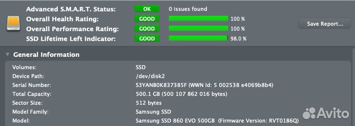 Ssd samsung 860 evo 500gb