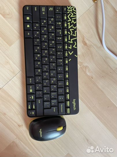 Клавиатура беспроводная Logitech MK240 Nano Black