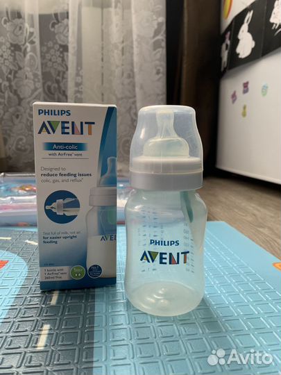 Бутылочки для кормления avent