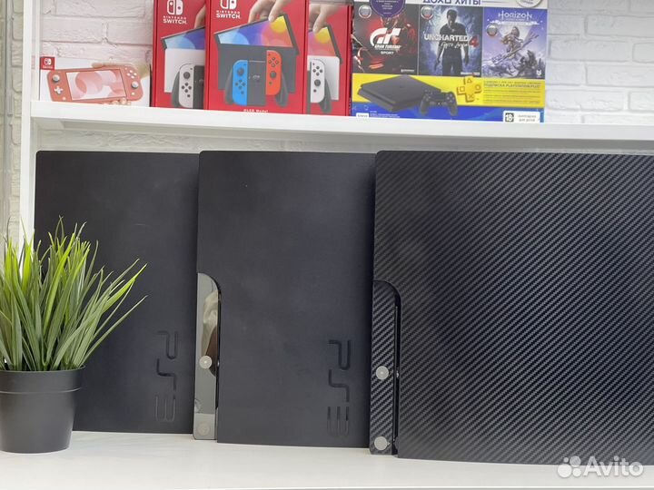 Sony PS3 Slim + много игр +прошивка