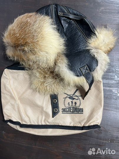 Варежки и шапка меховые