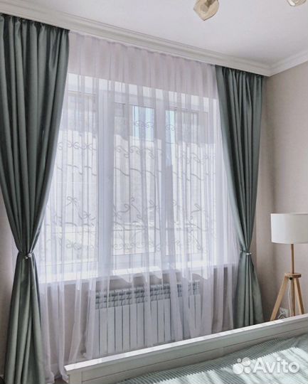 Подшив штор