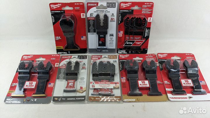 Полотна и наборы для мультитула milwaukee diablo