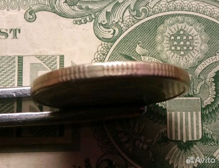 2 рубля 1998 года. Склейка. Аверс-Аверс, 