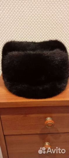 Норковая шапка мужская