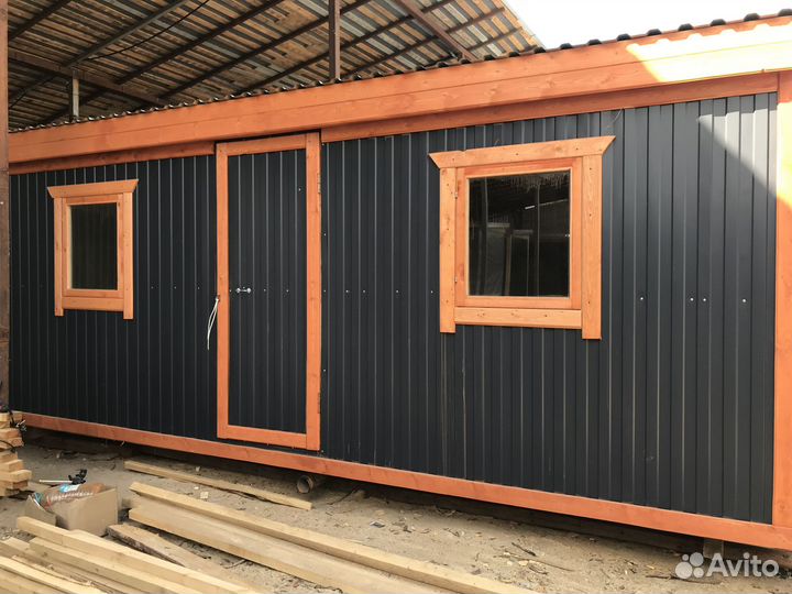Хозблок 6х2,3м Распашной для строительства