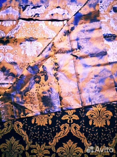 Шторы Италия бренд шелк новые 3/4 метра