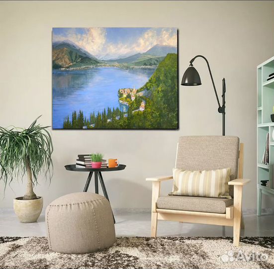 Картина маслом пейзаж Италия