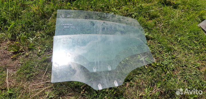 Стекло заднее правое Hyundai Solaris седан