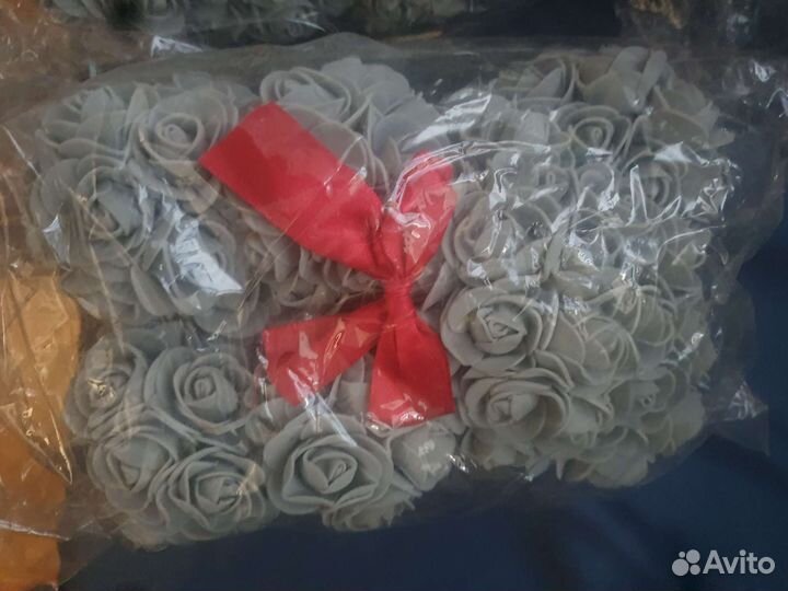 Медведи из роз