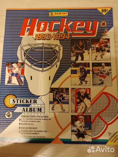 Журнал для наклеек Хоккей 1993-1994