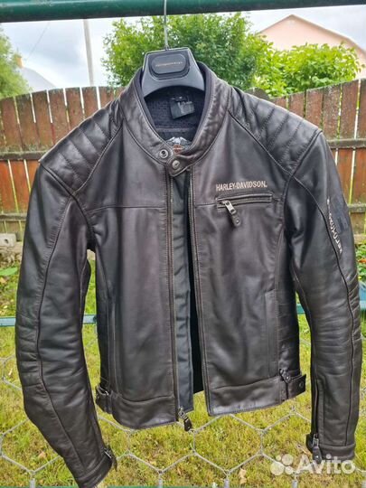 Мотокуртка кожаная мужская