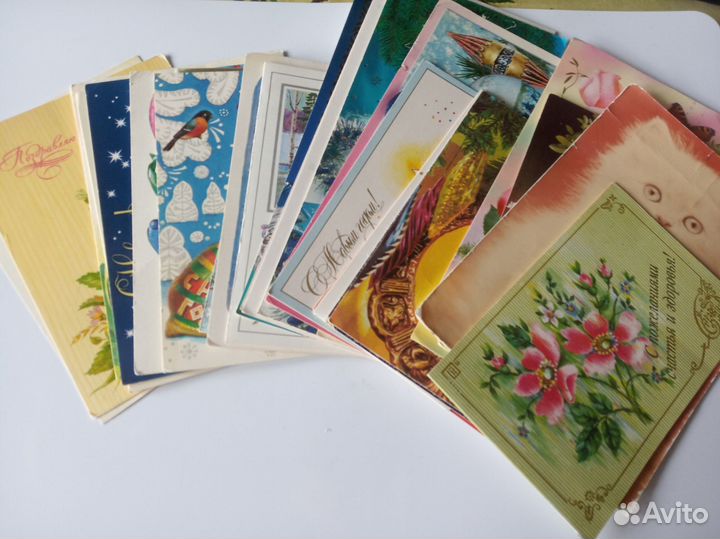 Коробка Открыток СССР Больше 100 шт