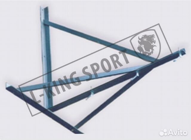 Консоль настенная для 3 канатов или шестов