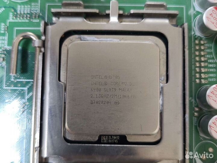 Материнская плата foxconn LS-36 LGA775 с процес