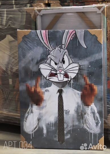 Картина на холсте Бакс Банни