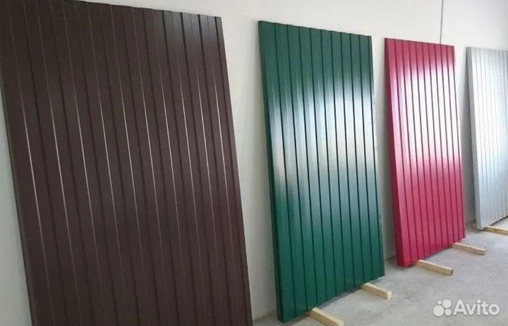 Профнастил для забора выбор цветов