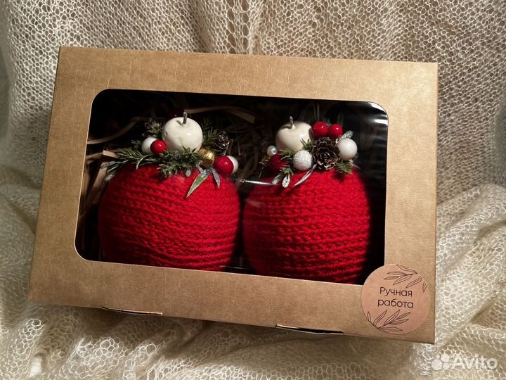 Елочные игрушки ручной работы