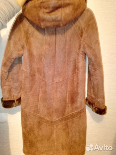 Дубленка натуральная женская 44,46новая