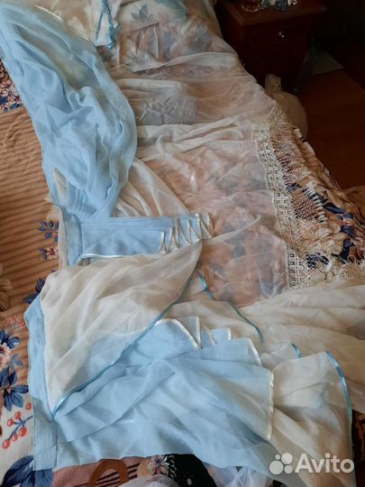 Комплект шторы и тюль бу