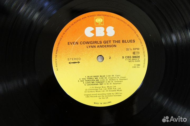 Lynn Anderson - Even Cowgirls Get The Blues -UK-80