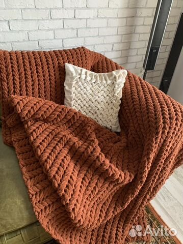 Плед ручной работы