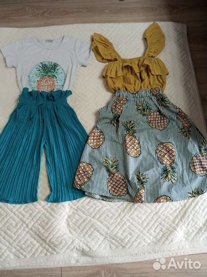 Вещи пакетом на девочку 8-10 лет