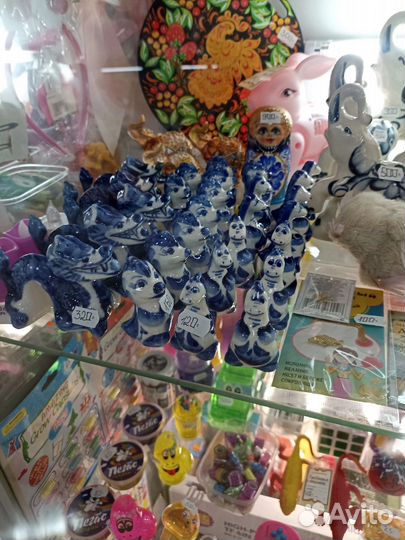 Фигурка дракон гжель