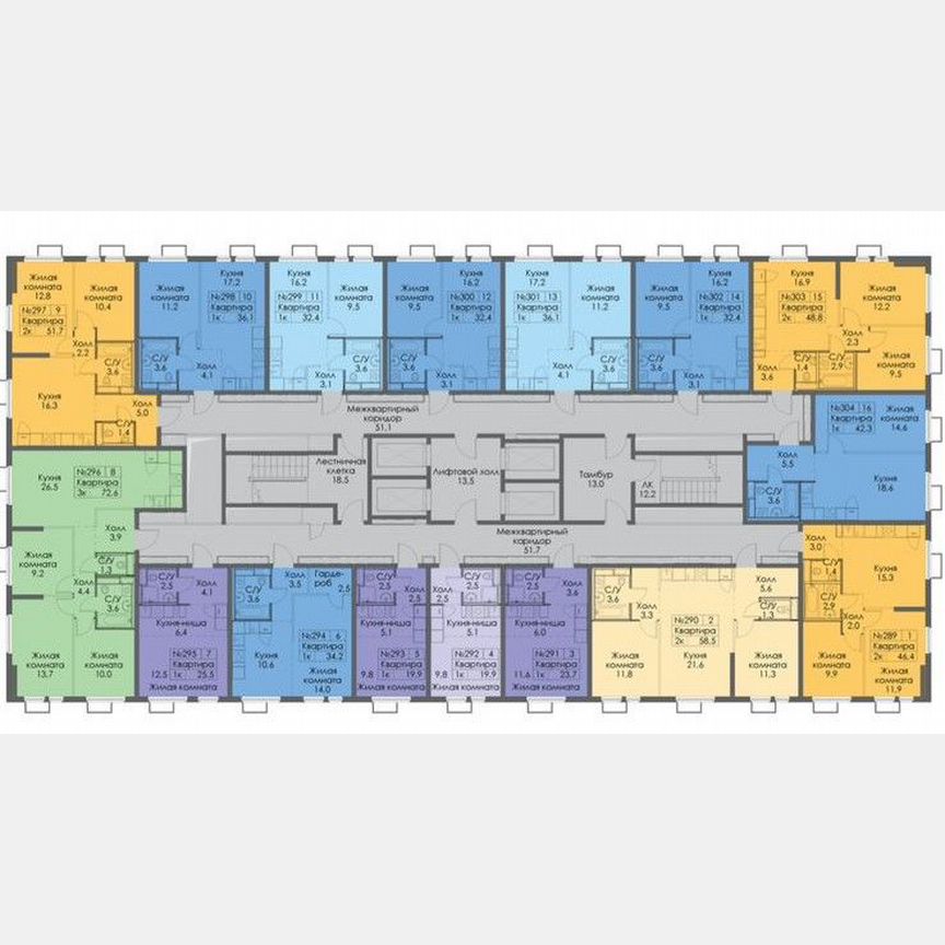 1-к. квартира, 34,2 м², 20/33 эт.