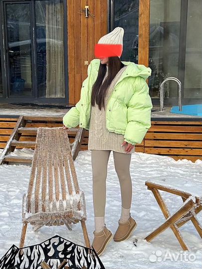 Куртка зимняя женская оверсайз