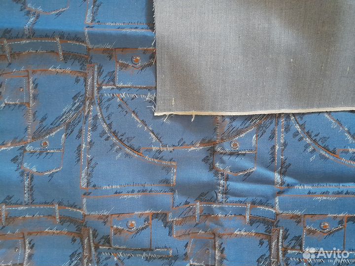 Отрез джинсовая ткань 150 х 140 см