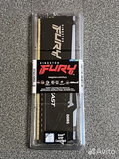 Память Kingston DDR5 32 Gb RGB новые