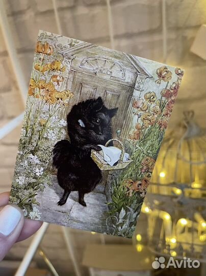 Мини-открытки новые разные