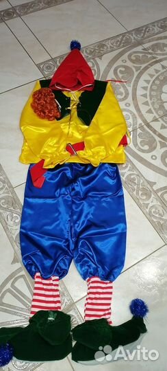 Новогодний костюм для мальчика, гном