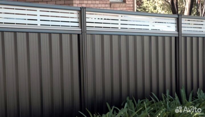 Забор из профнастила с доставкой