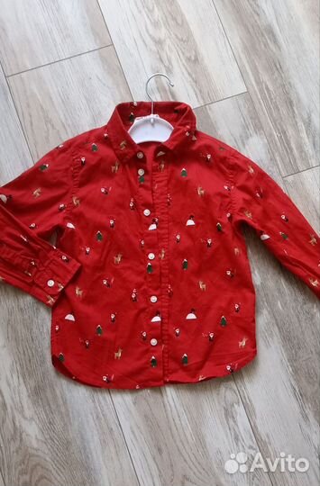 Рубашка новогодняя