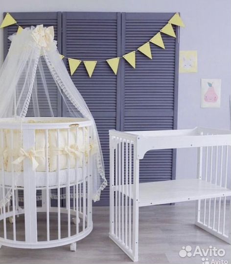 Кроватка-трансформер PremiumBaby EcoSleep 9в1 / Бе