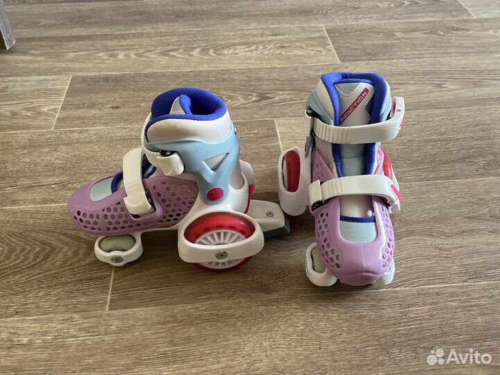 Роликовые коньки детские раздвижные 25-28