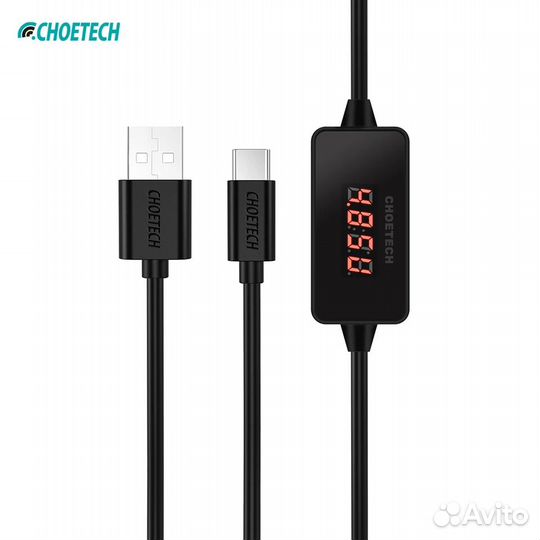 USB Кабель Type C с дисплеем VA