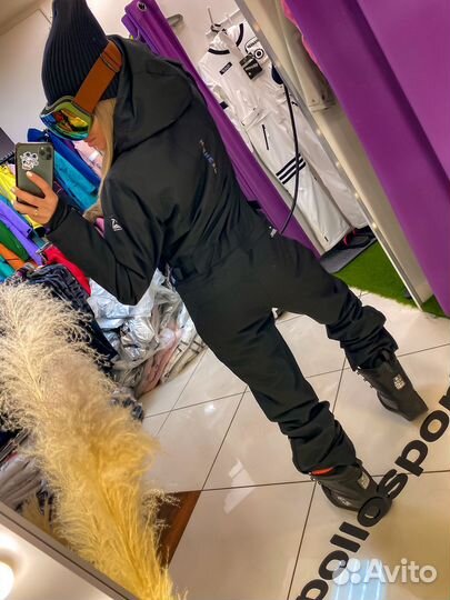 Комбинезон горнолыжный\сноубордический черный