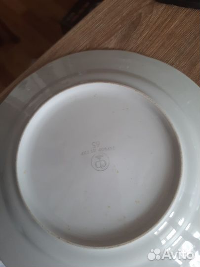 Блюдо фарфор гдр Кольдиц